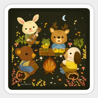 Animals Camping Sticker